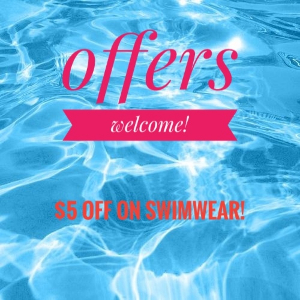 $5 off on swimwear sat-sun